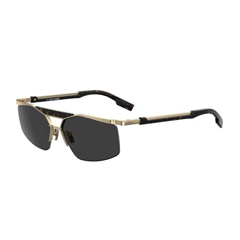 DiorPsychodelic Brown Marbled Navigator Sunglasses 